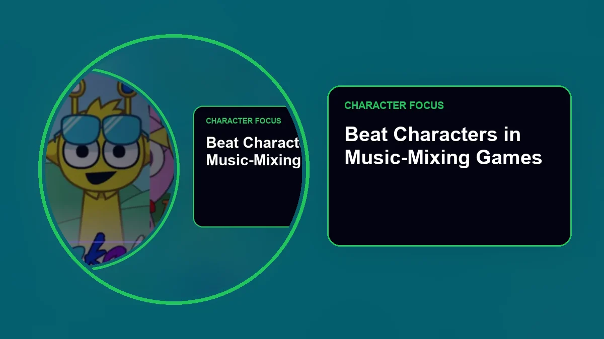 Beat Figuren in Musik-Mix-Spiele
