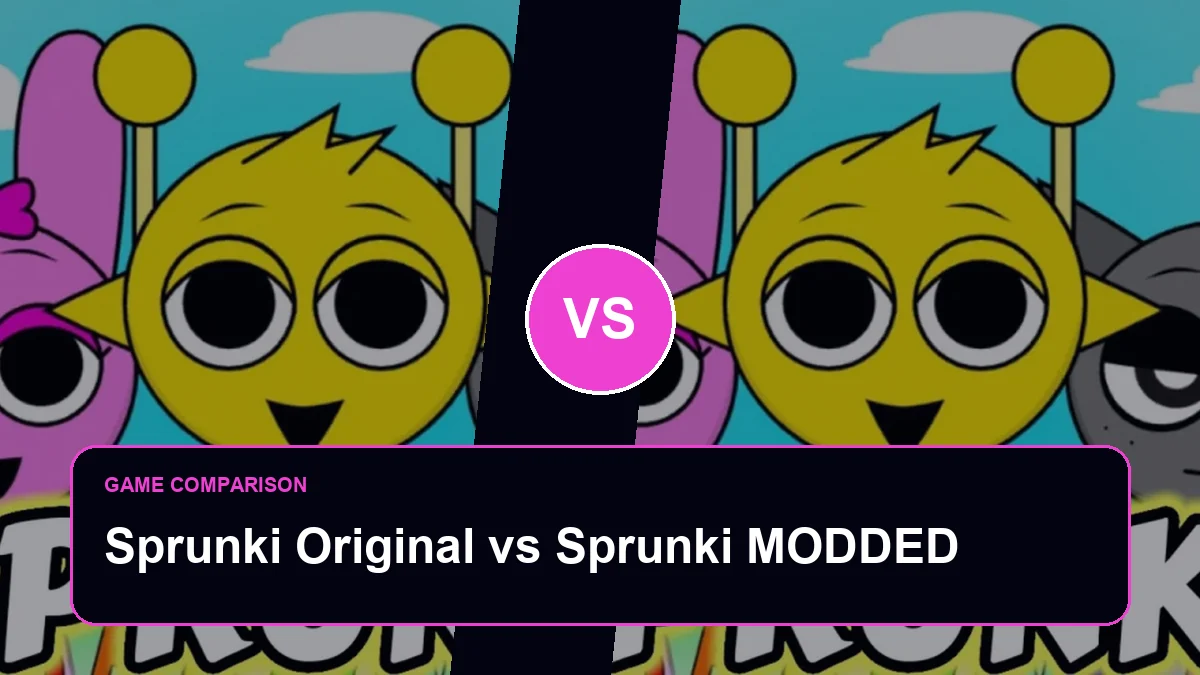 Sprunki Original vs Sprunki MODDED