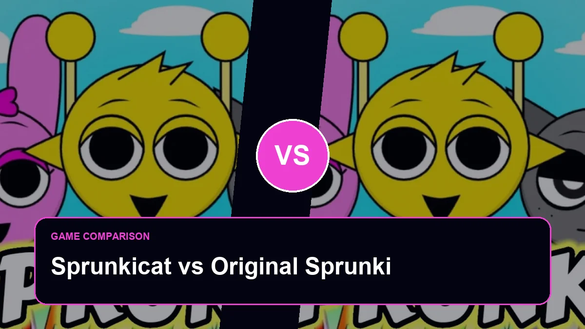 Sprunkicat vs Original Sprunki