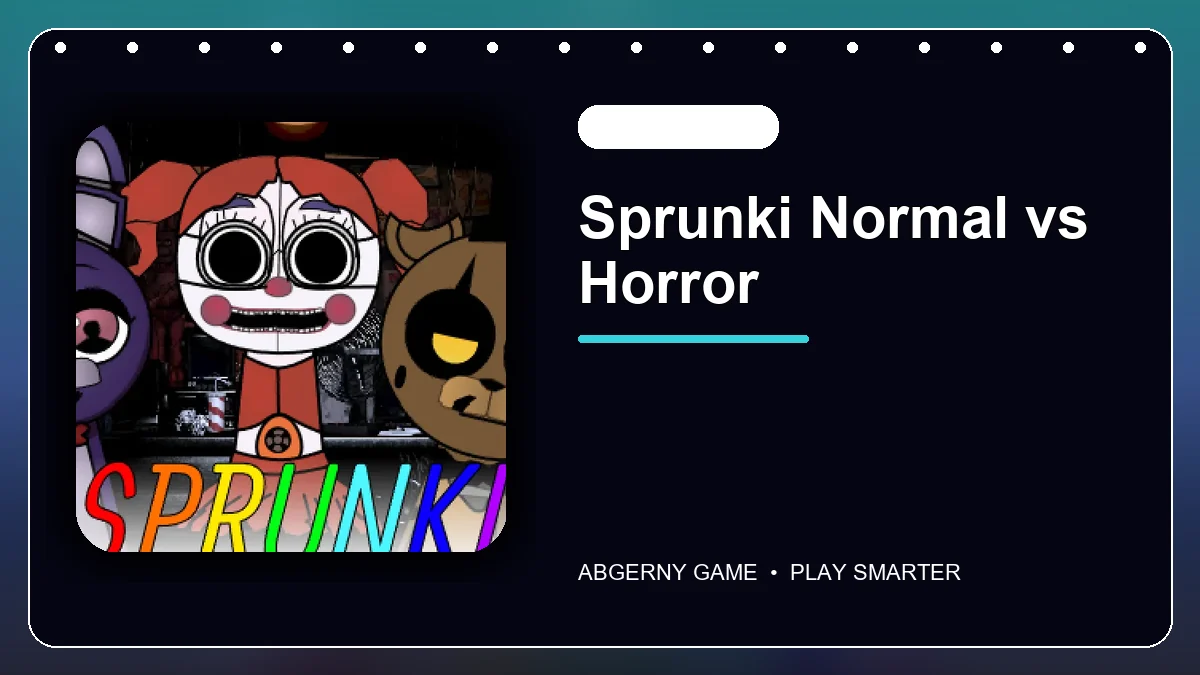 Sprunki: Normalmodus vs Horrormodus
