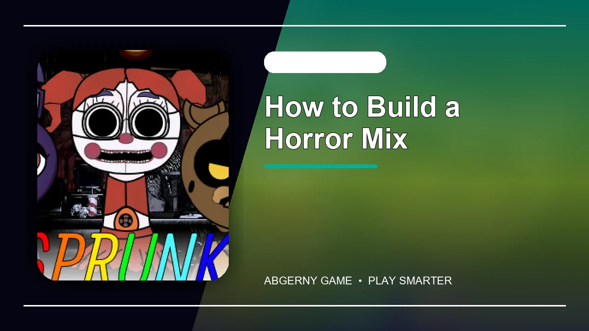 So erstellt man a Horror Mix